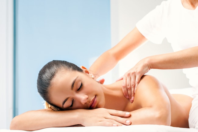 nek-, schouder- en rugmassage